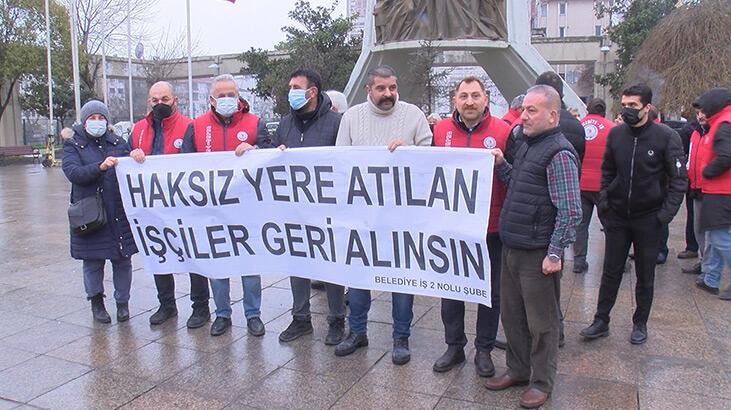 Bakırköy Belediyesi'ne işten çıkarma protestosu
