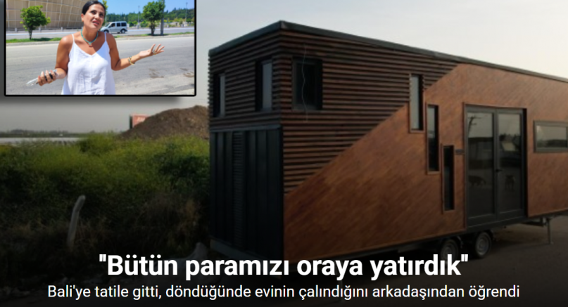 Bali’ye tatile gitti, döndüğünde evinin çalındığını arkadaşından öğrendi