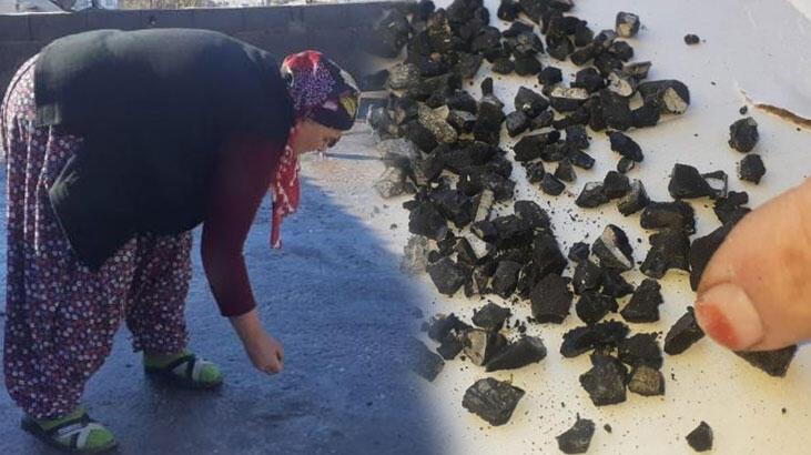 'Başımıza taş yağacak' deyimi gerçek oldu!