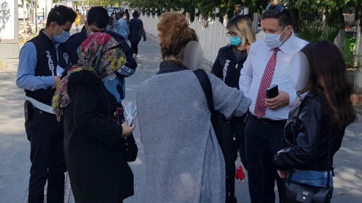 Batman'da korona denetimi! Zabıtayı gören yol değiştirdi