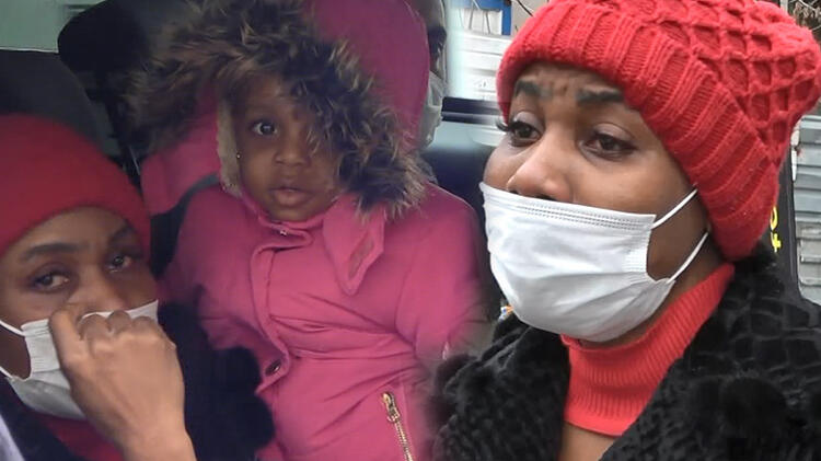 Bebek arabasında çantası çalınan Nijeryalı kadın gözyaşlarına boğuldu!