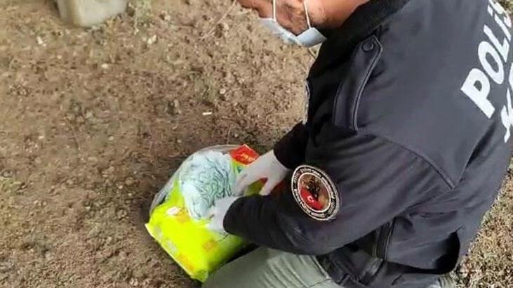 Bebek bezi içerisinde uyuşturucu yakalandı