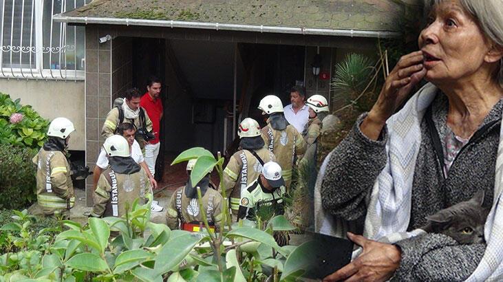 Beşiktaş'ta apartmandan çıkan yangında iki kardeşi komşuları kurtardı