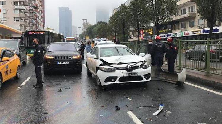 Beşiktaş'ta zincirleme trafik kazası