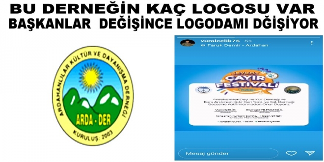 Beykoz Ardahanlılar Derneğinin  Kaç Logosu Var Başkan Açıklama Bekliyoruz