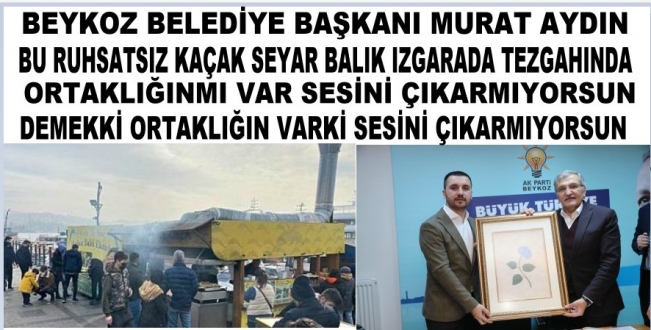 Beykoz Belediye Başkanı Murat Aydın Senin  Beykoz Balık Ekmekle Ortaklığın Var mı
