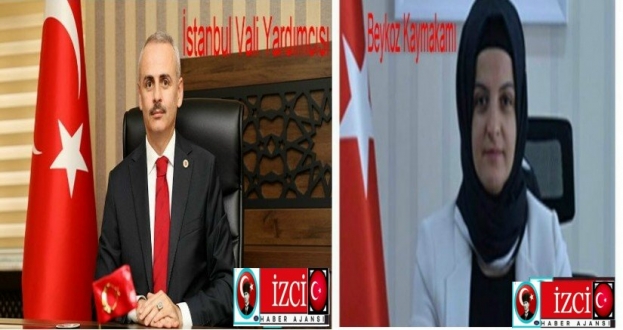 Beykoz Yeni Kaymakamı Esengül Korkmaz Çiçekli ve İstanbul Yeni Vali Yardımcısı Mehmet Fatih ÇİÇEKLİ