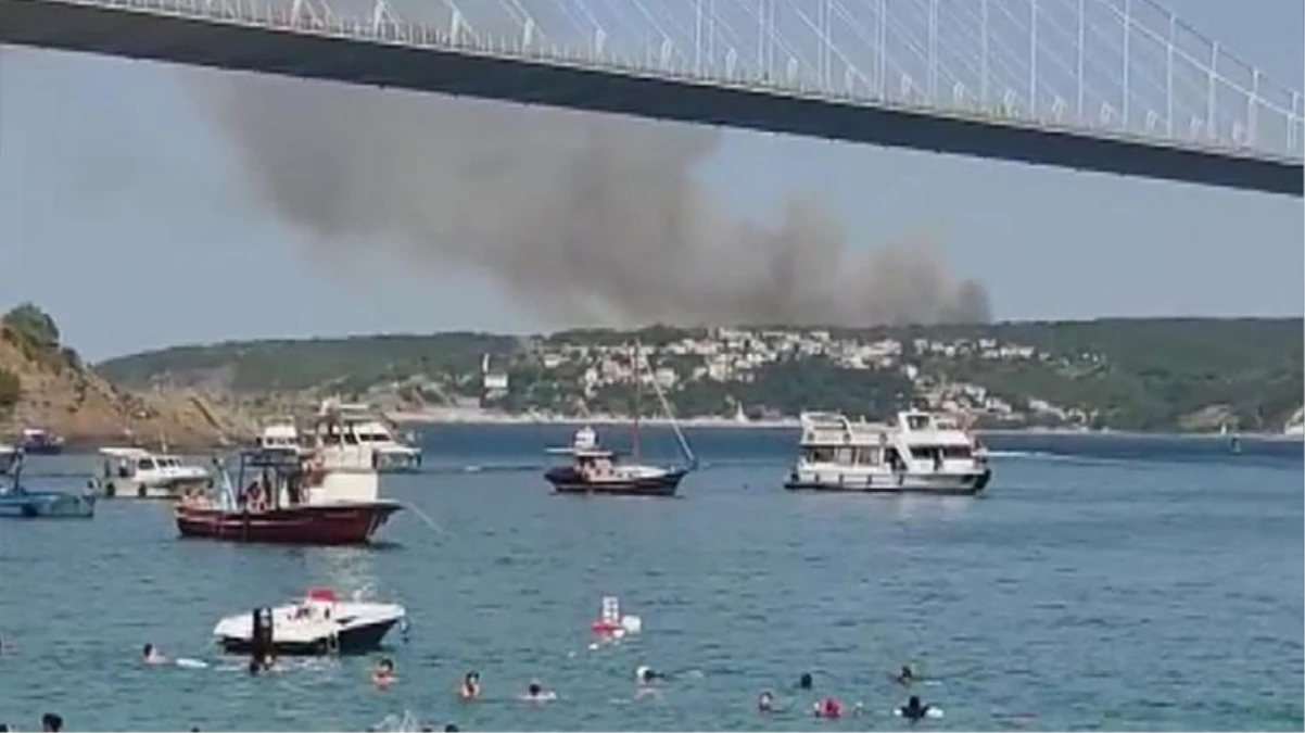 Beykoz'da orman yangını! Havadan ve karadan müdahale ediliyor