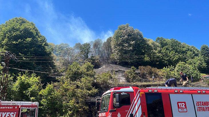 Beykoz'da orman yangını!