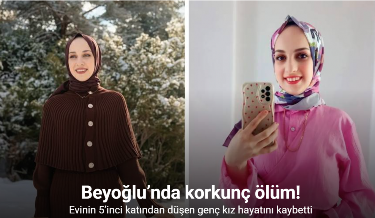 Beyoğlu’nda korkunç ölüm: Evinin 5’inci katından düşen genç kız hayatını kaybetti