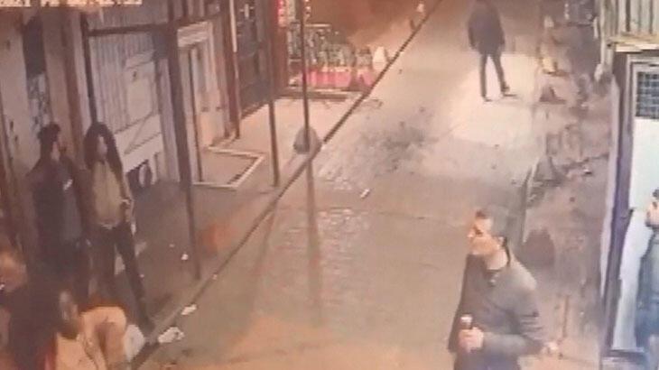 Beyoğlu’nda öldüren gasp kamerada