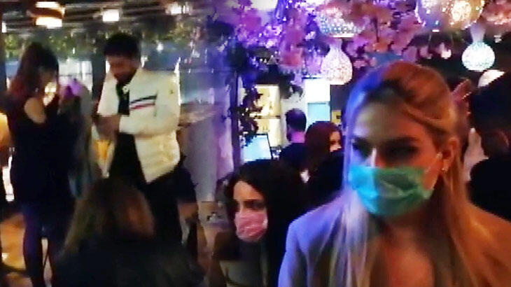 Beyoğlu'nda otelde parti yapan 100 kişiye koronavirüs baskını