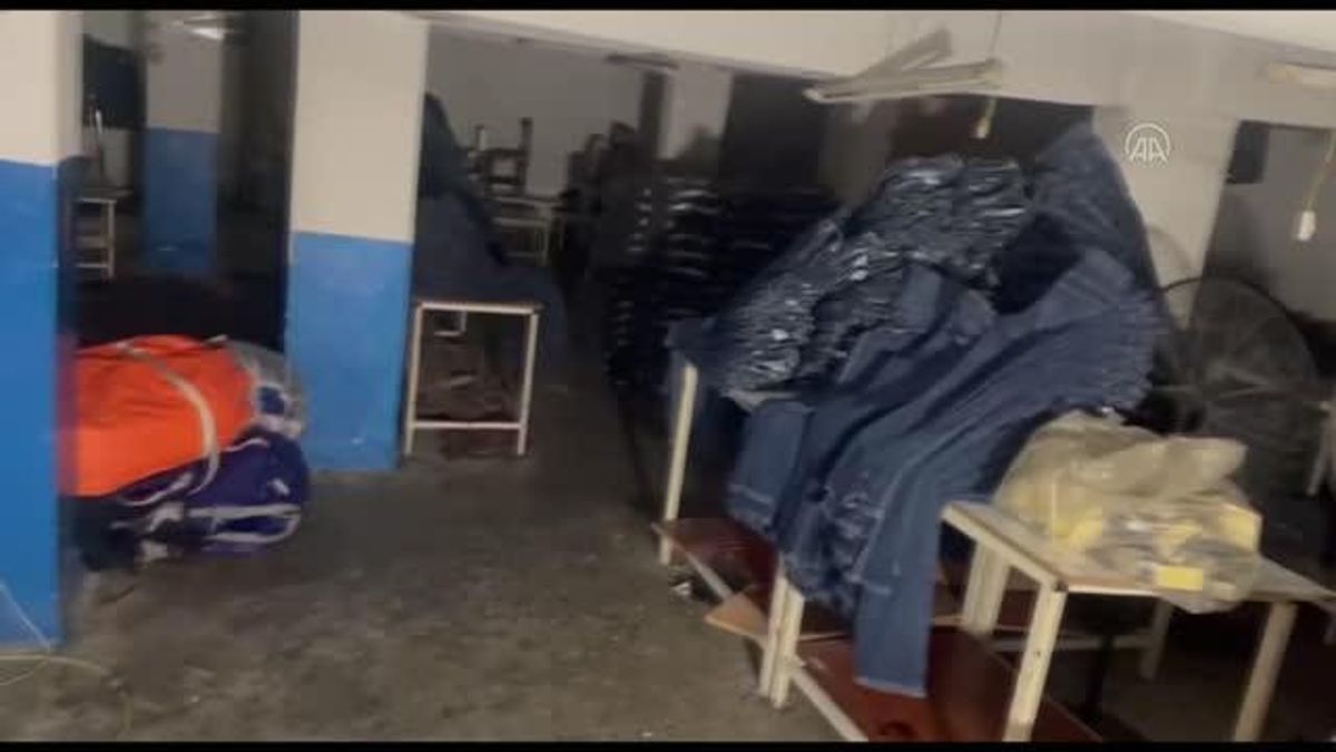 Beyoğlu'ndaki terör saldırısının failinin çalıştığı tekstil atölyesi görüntülendi