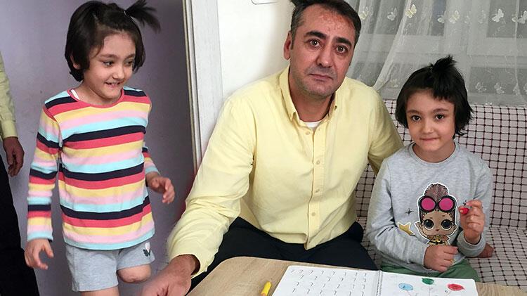 Bir bacağı kesik Özge için eve öğretmen isteği