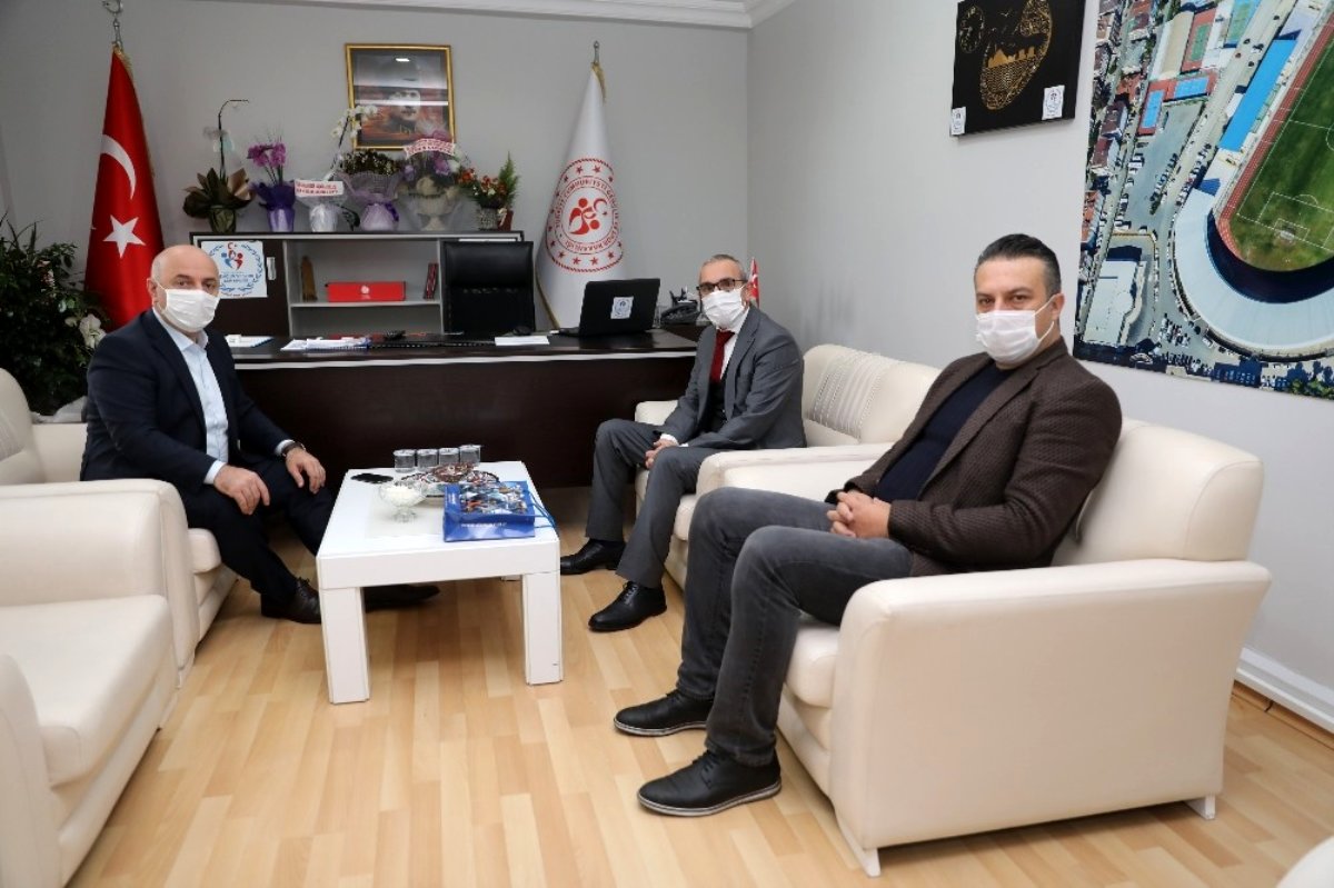 Bıyık, Tatoğlu ve Kadıoğlu'nu ziyaret etti