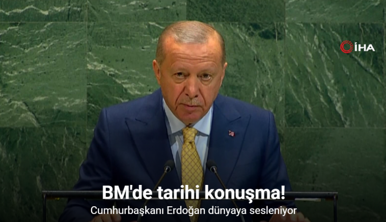 BM' de tarihi konuşma! Cumhurbaşkanı Erdoğan'dan önemli açıklamalar
