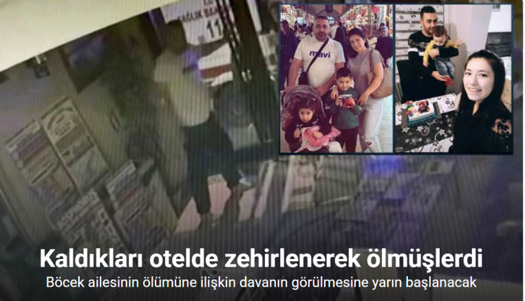 Böcek ailesinin ölümüne ilişkin davanın görülmesine yarın başlanacak