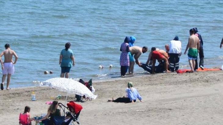 Boğulma tehlikesi geçiren 2 kadın hastaneye kaldırıldı