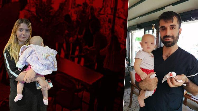 Boğulma tehlikesi geçiren 6 aylık Beren'i öğle yemeğine çıkan doktor kurtardı