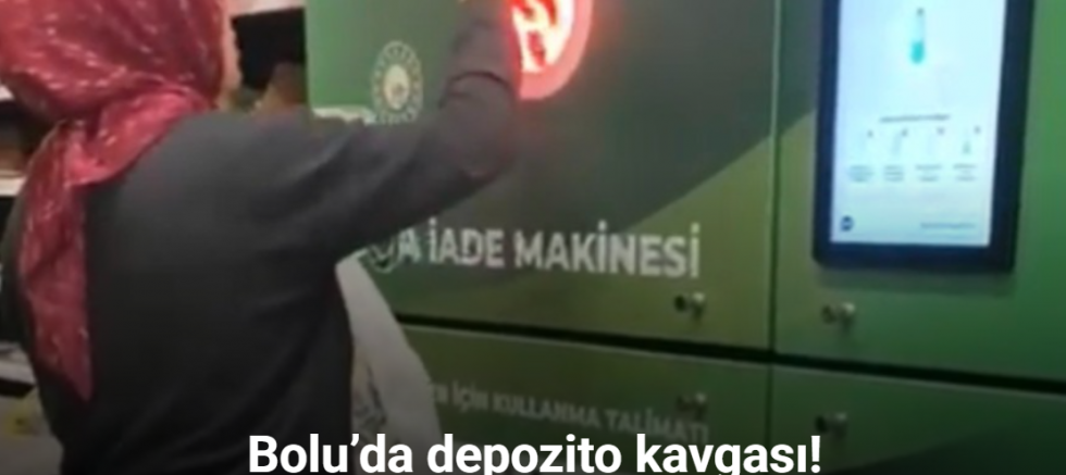 Bolu’da depozito kavgası: 