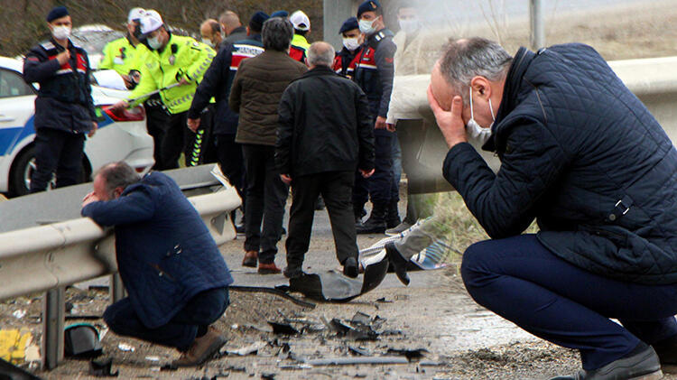 Bolu'da feci kaza! Ölen kişinin yakınları gözyaşına boğuldu