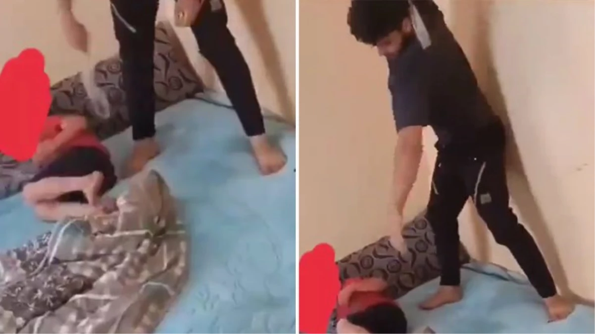 Böyle baba olmaz olsun! Küçücük çocuğu feryatlarına aldırmadan dakikalarca kemerle dövdü