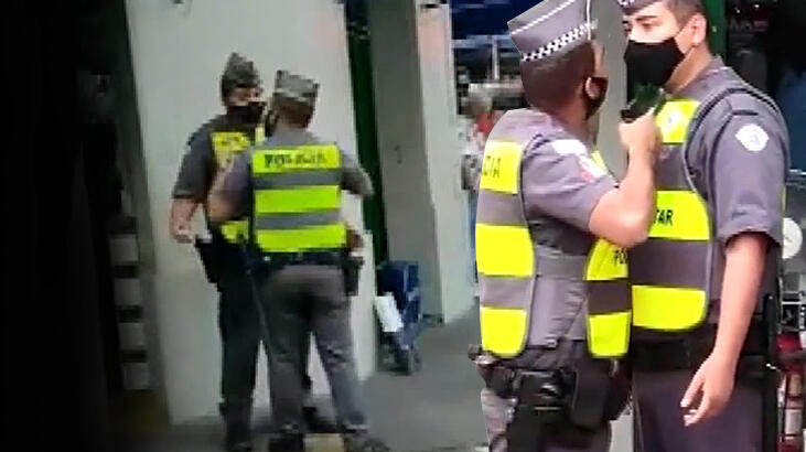 Brezilya'da polis yemekten geç dönen meslektaşına silah çekti