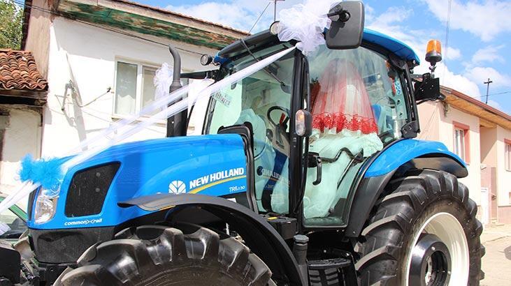 Bu gelin arabası çok başka! 'Değişik bir düğün oldu'