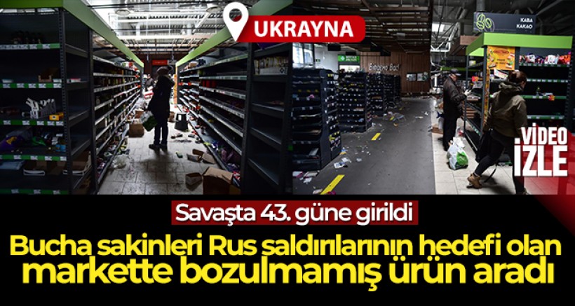 Bucha'daki çatışmalarda ölen abisini evinin bahçesine gömdü