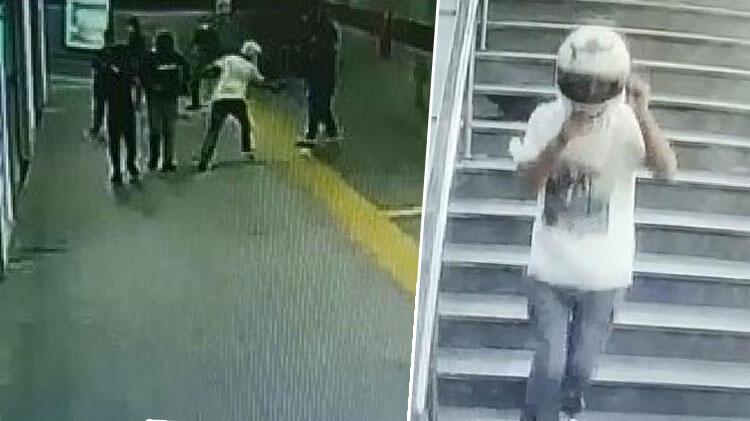 Burası İstanbul'un göbeği! Motosiklet kaskı ile geldi, kurşun yağdırdı