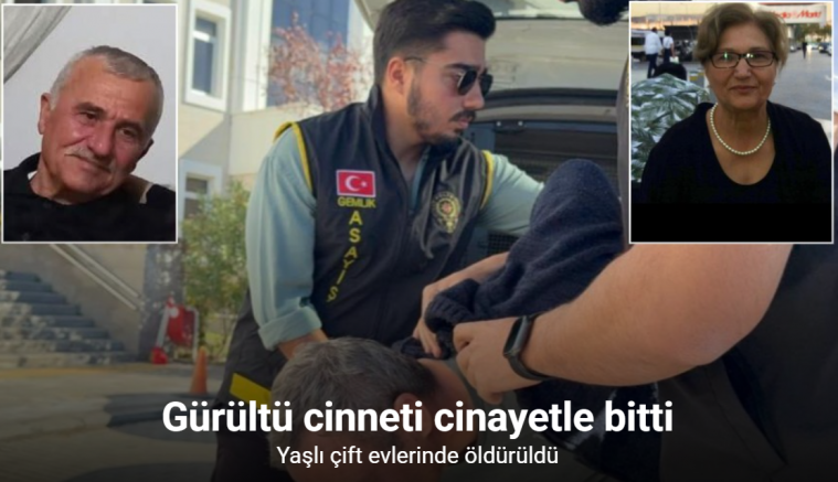Bursa’da gürültü cinneti...Yaşlı çifti öldürdüğü öne sürülen komşu adliyeye sevk edildi