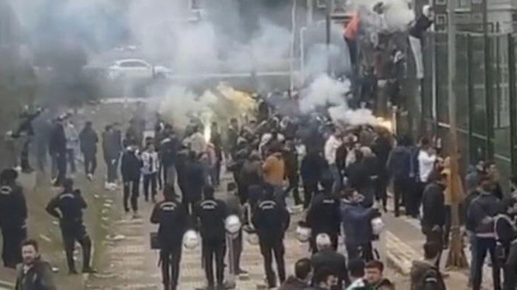 Bursa’da amatör maçta kavga çıktı! Çevik kuvvet müdahale etti