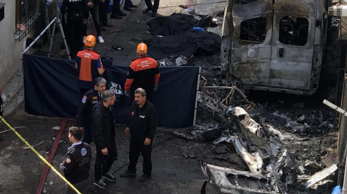 Bursa'da evlerin arasına düşen tek motorlu uçağın pilotu, lisansını yükseltmek için uçuş yapmış