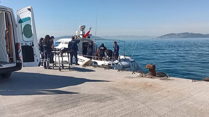 Büyükada'da denize düşen sağlık çalışanı ağır yaralandı