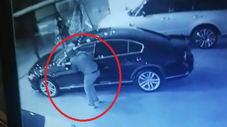 Çaldığı otomobili 2 gün sonra geri getirdi, böyle yakalandı