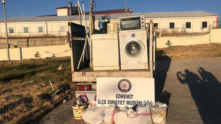 Çalıntı ev eşyalarına 3 kişi tutuklandı