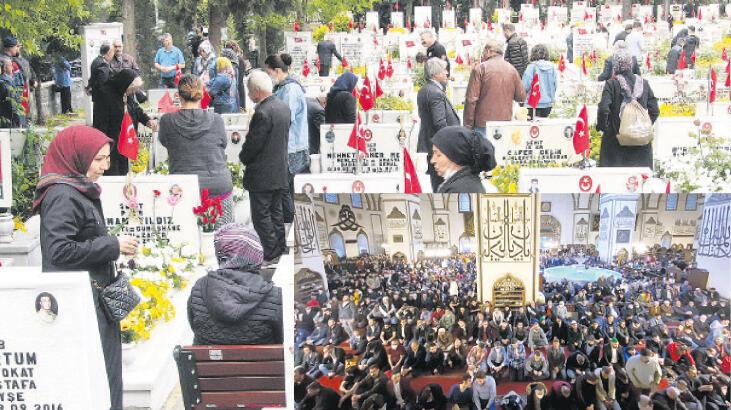 Cami ve mezarlıklarda bayram yoğunluğu