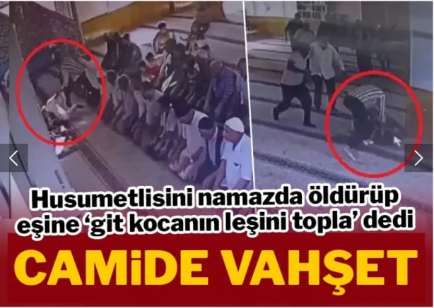 Camide tüyler ürperten cinayet! Boğazını keserek öldürdüğü adamın eşine 'git kocanın leşini topla' demiş