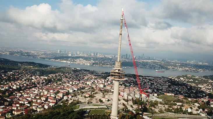 Çamlıca'daki son kulenin de sökümüne başlandı!