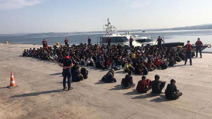 Çanakkale Boğazı'nda 204 kaçak göçmen yakalandı
