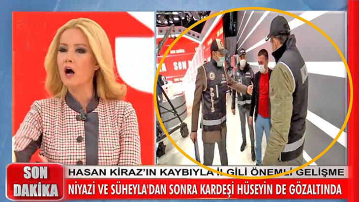 Canlı yayında gözaltına alındı!
