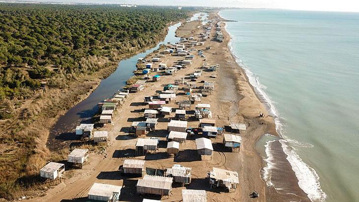 Caretta carettaların yuvalanma alanındaki barakalar için yıkım kararı