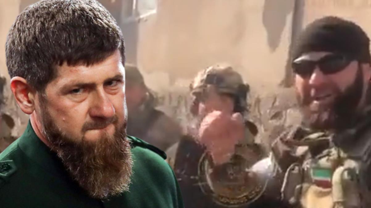Çeçen askerler Mariupol'deki binalara ateş edip tekbir getirdi