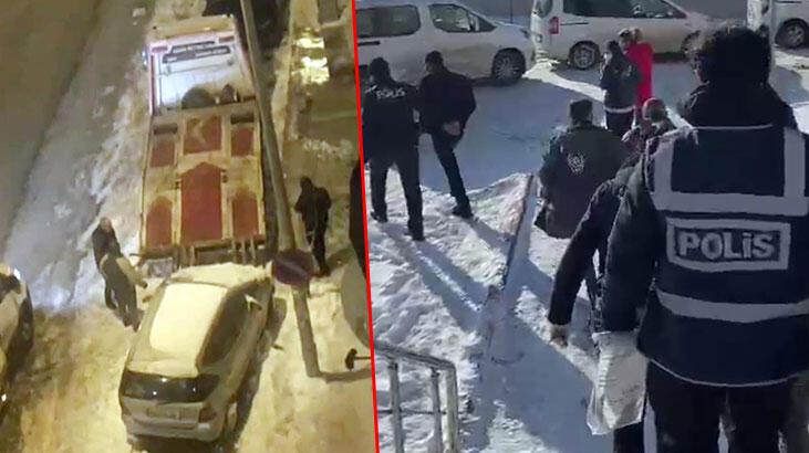 Çekici ile araç çalan şüpheliler yakalandı