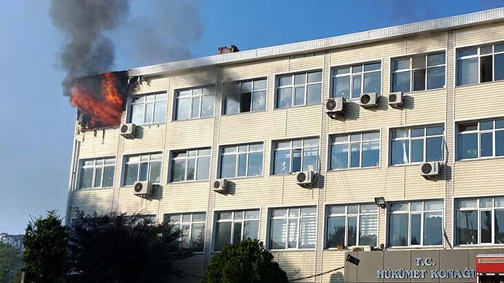 Çerkezköy Hükümet Konağı'nda yangın