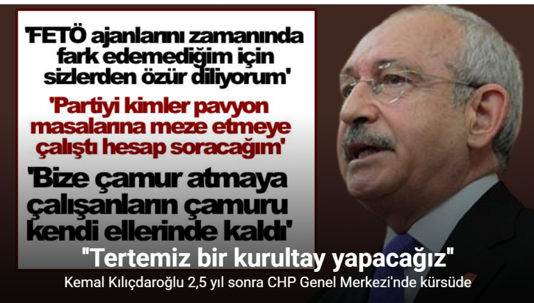 CHP Genel Başkanı Kılıçdaroğlu: 