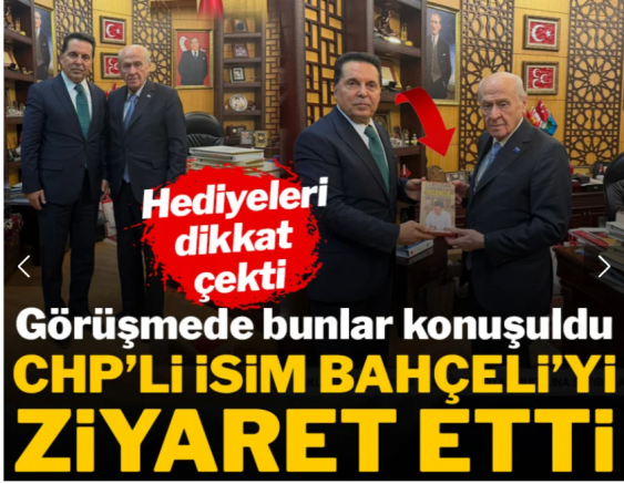 CHP'li Ahmet Özer'den Bahçeli'ye ziyaret: Görüşmede bunlar konuşuldu
