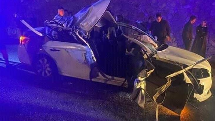 CHP'li Belediye Başkanı'nın otomobili kaza yaptı