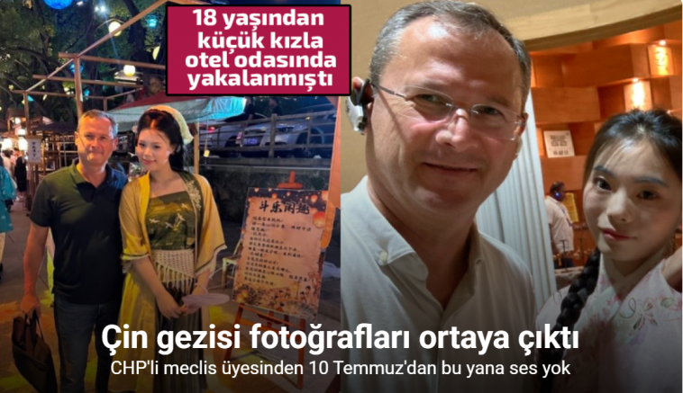 Çin’de 18 yaşından küçük kızla otel odasında yakalanmıştı