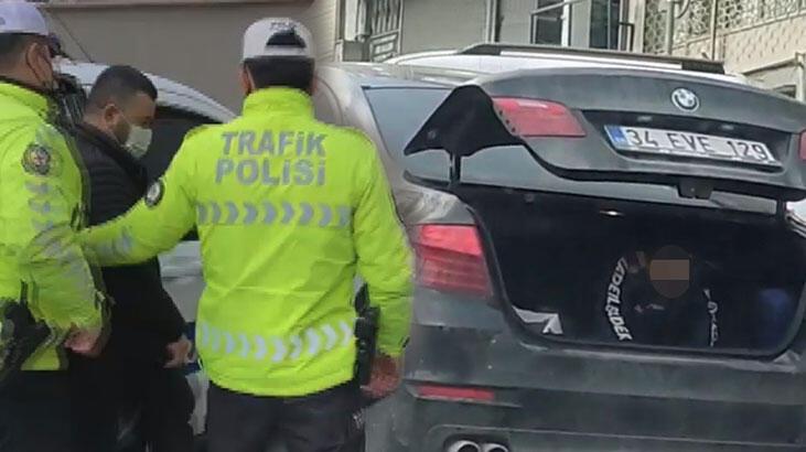 Çocuğunu bagajda taşıyan babadan şok sözler! Yaramazlık yaptığı için ceza verdim